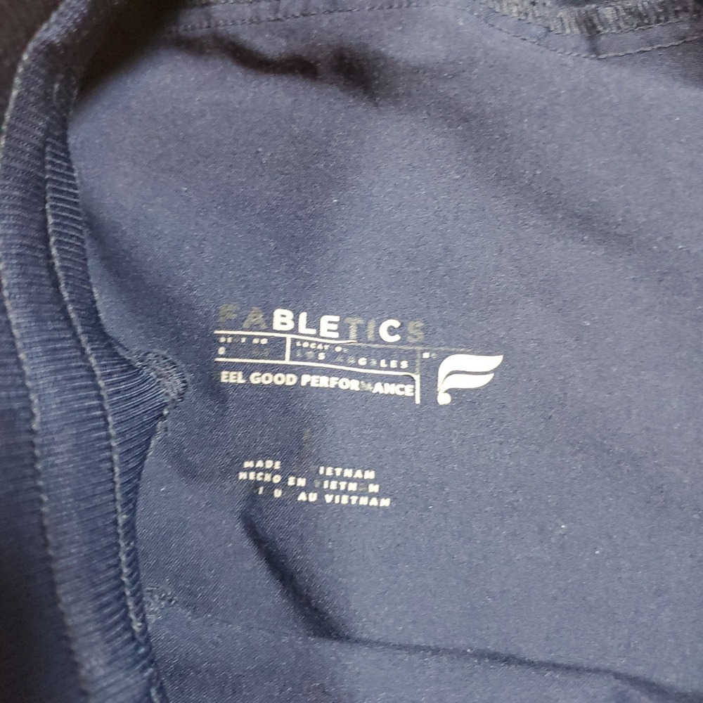 Fabletics High Rise On Call Scrubs Joggers Navy Blue, Large, Drawsting* - Picture 8 of 10